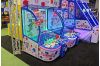 Sonic Sports Kids Basketball - How the cabinet lights up and stands out in an arcade environment