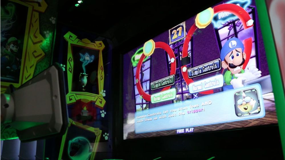 Sega Luigi’s Mansion Theater Arcade Game