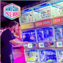 The hit new expandable modular prize merchandiser Mini Cube Prize World is here! - READ MORE