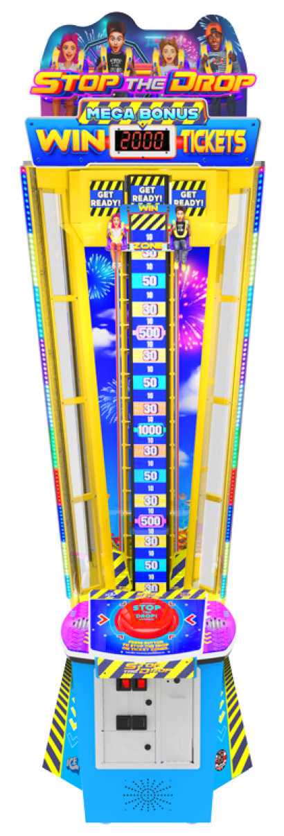Stop The Drop 1 Player Cabinet Image
