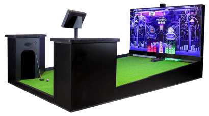 Interactive Mini Golf Cabinet