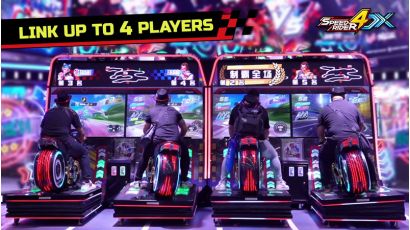 Speed Rider 4 DX - 4 Player Cabinet