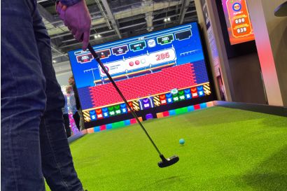 Interactive Golf - Putter & Screen