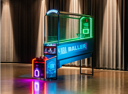 NBA Baller Cabinet Side
