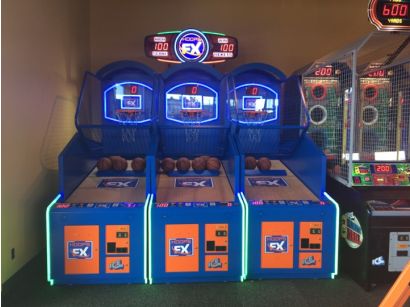 Hoops FX - 3 Player Cabinet with Marquee