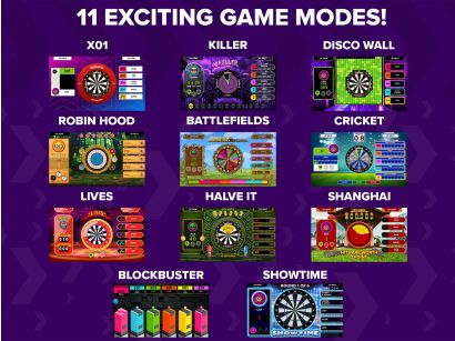 Interactive Darts Game Modes