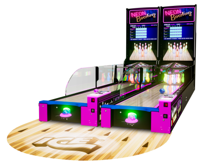 NEON BOWLING DOUBLE CABINET IMAGE