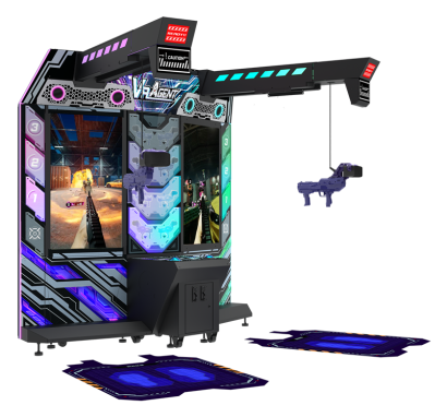 VR Agent Cabinet - 2 Player Angled View
