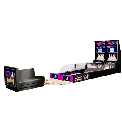 NEON BOWLING DOUBLE WITH COUCH CABINET IMAGE