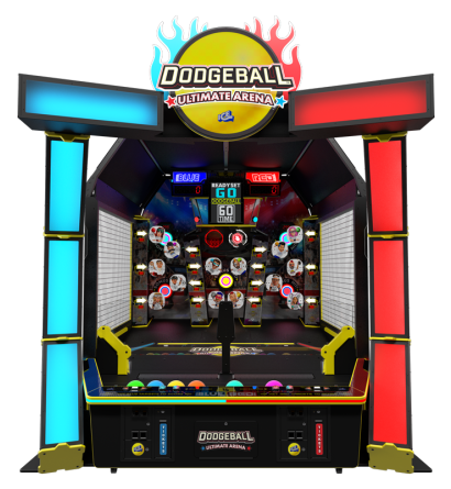 Dodgeball DLX - Cabinet Image Centre Angle