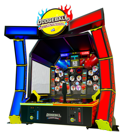 Dodgeball DLX - Cabinet Image Right Angle