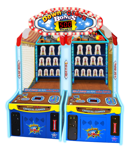 Down The Clown - Twin Cabinet with Bonus Marquee