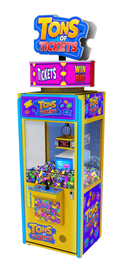 Tons of Tickets - Single Cabinet with Marquee