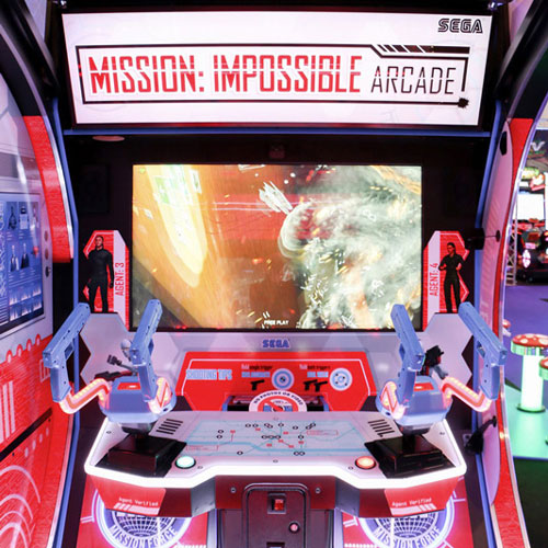movie themed arcade machine